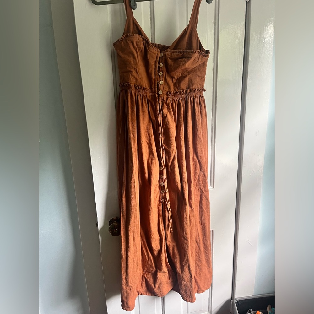 Free People Linen Dress never worn, will steam before shipping!